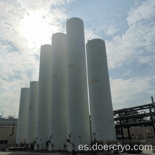 Tanque de aislamiento de vacío líquido LIN